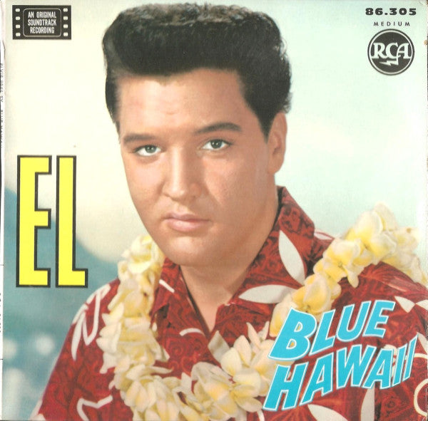 Elvis Presley : Blue Hawaii (7", EP, Mono, RE, Blu)