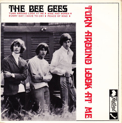 Bee Gees : Turn Around, Look At Me (7", EP, Mono)