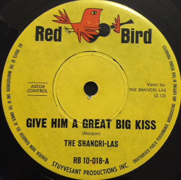 The Shangri-Las : Give Him A Great Big Kiss (7", Single)