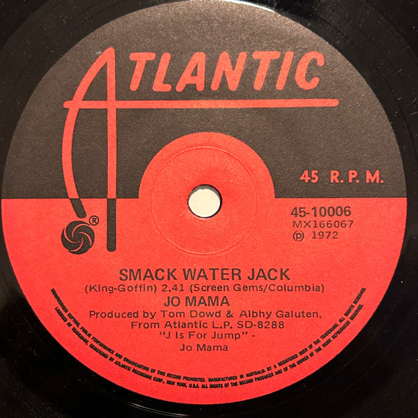 Jo Mama : Smack Water Jack / Keep On Truckin' (7", Single)