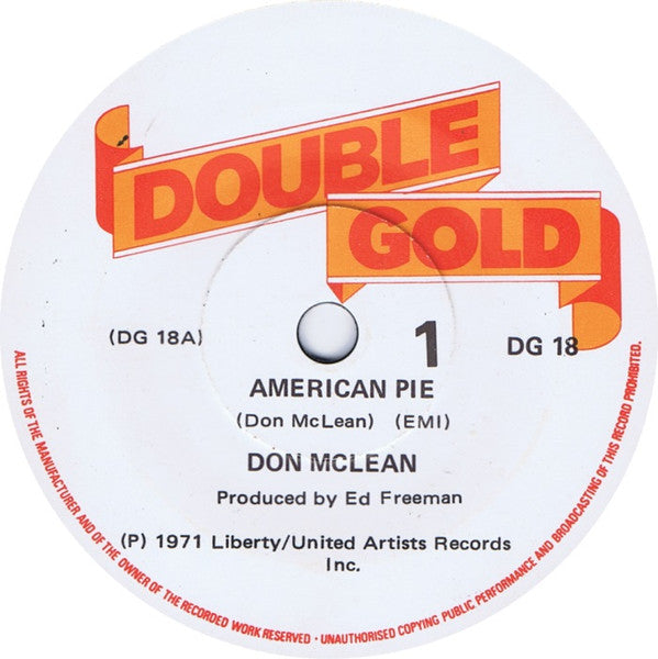 Don McLean : American Pie / Vincent (7", Single, RE)