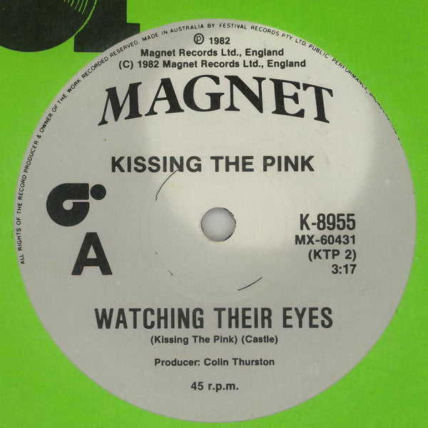 Kissing The Pink : Watching Their Eyes (7", Single)