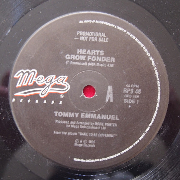 Tommy Emmanuel : Hearts Grow Fonder / Daybreak Again (7", Single, Promo)