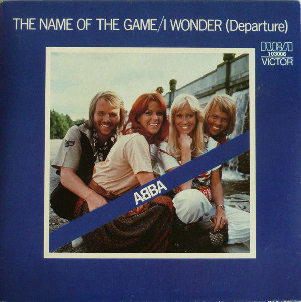 ABBA : The Name Of The Game / I Wonder (Departure) (7", Single, tan)