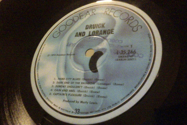 Druick & Lorange : Druick & Lorange (LP, Album, Gat)