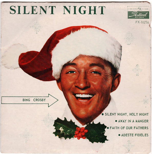 Bing Crosby : Silent Night (7", EP, Mono)