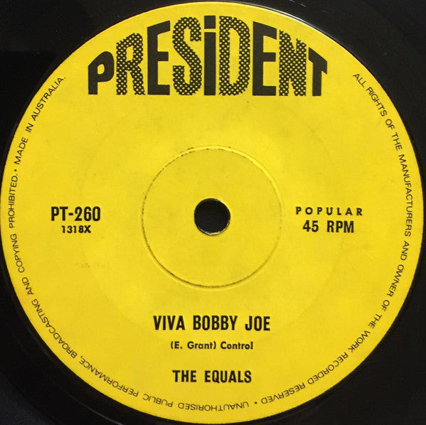 The Equals : Viva Bobby Joe (7", Single)
