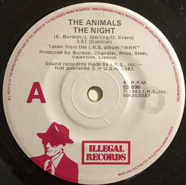 The Animals : The Night (7", Single)