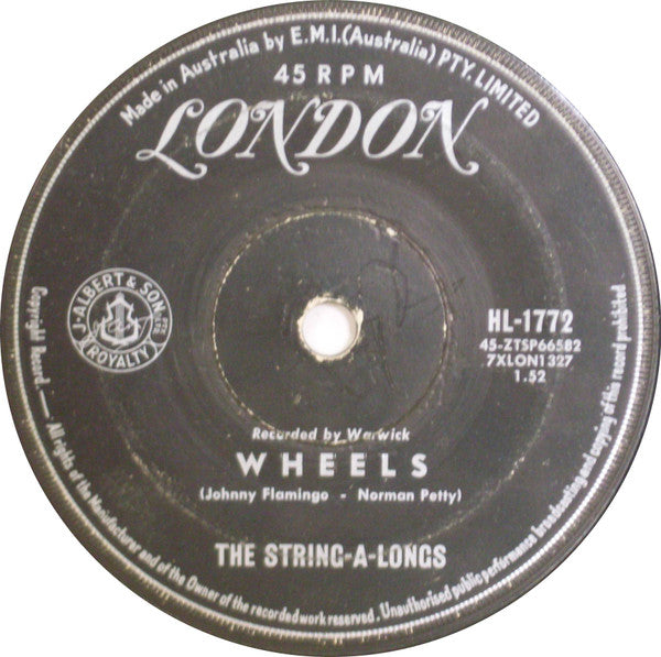 The String-A-Longs : Wheels (7")