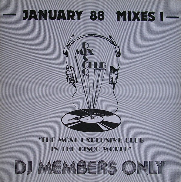 Various : January 88 Mixes 1 (12", Comp, P/Mixed, Promo)