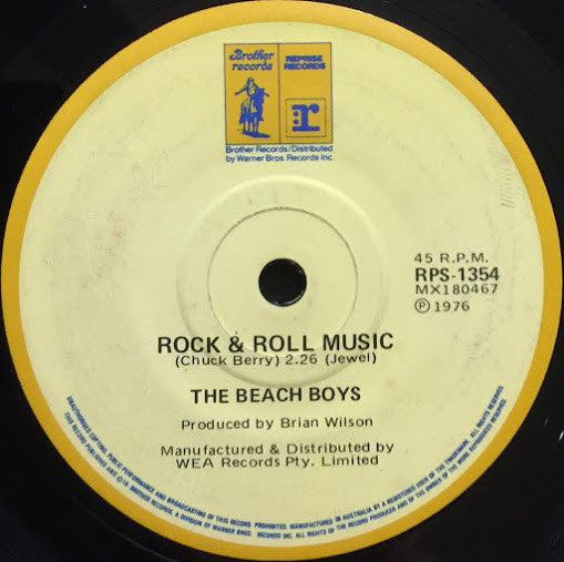 The Beach Boys : Rock And Roll Music (7", Single)