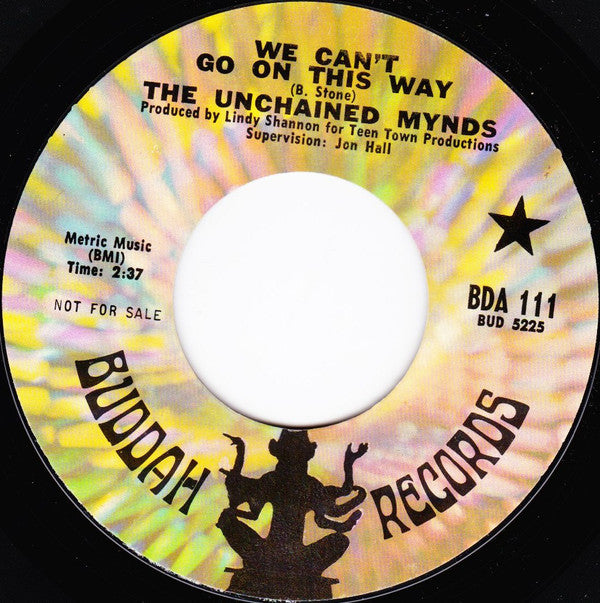 The Unchained Mynds : Going Back To Miami / We Can't Go On This Way (7", Single, Promo)