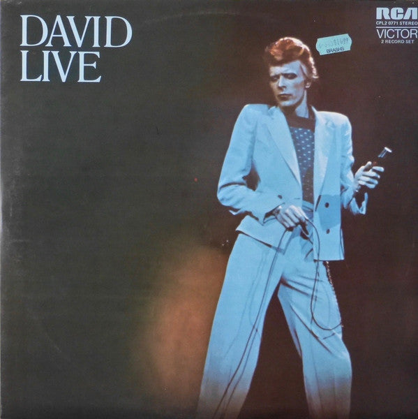 David Bowie : David Live (2xLP, Album, RE, Tan)