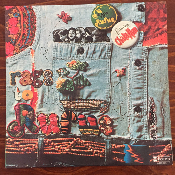 Rufus Featuring Chaka Khan : Rags To Rufus (LP, Album, Ora)