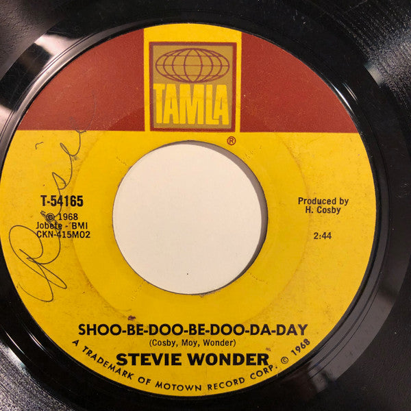 Stevie Wonder : Shoo-Be-Doo-Be-Doo-Da-Day / Why Don't You Lead Me To Love (7", Single)