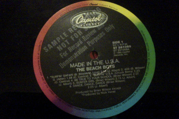 The Beach Boys : Made In U.S.A. (2xLP, Comp, Promo, Gat)