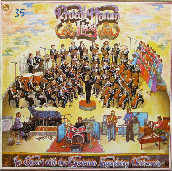 Procol Harum In Concert With The Edmonton Symphony Orchestra : Live (LP, Album)