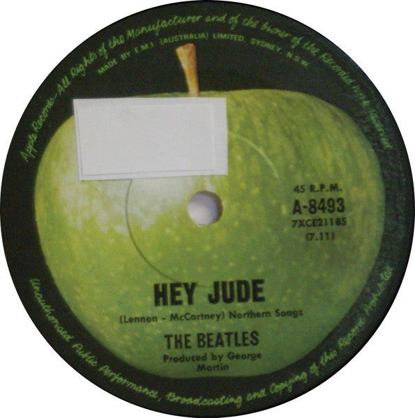 The Beatles : Hey Jude (7", Single)