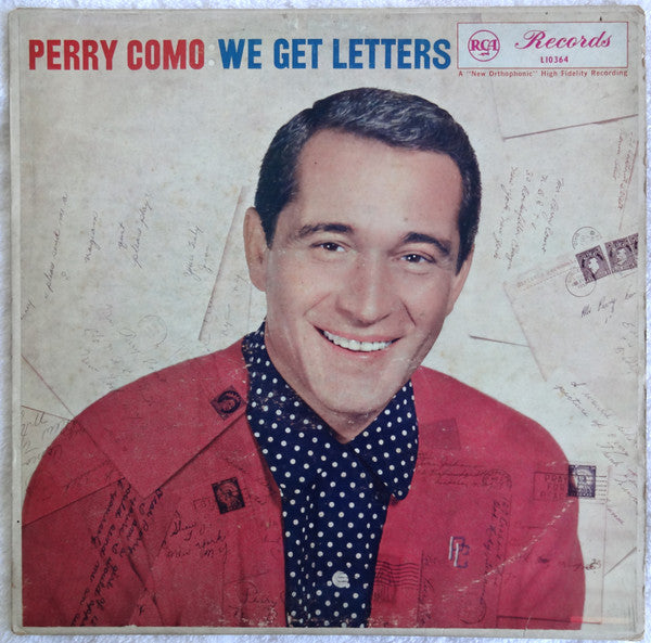 Perry Como : We Get Letters (LP, Album, Mono)