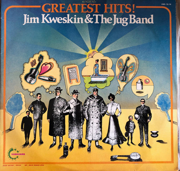 Jim Kweskin & The Jug Band : Greatest Hits! (2xLP, Comp)