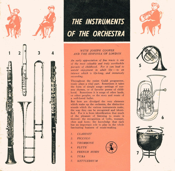 Joseph Cooper And Sinfonia Of London : The Instruments Of The Orchestra (7", EP, Mono, Club, RE)