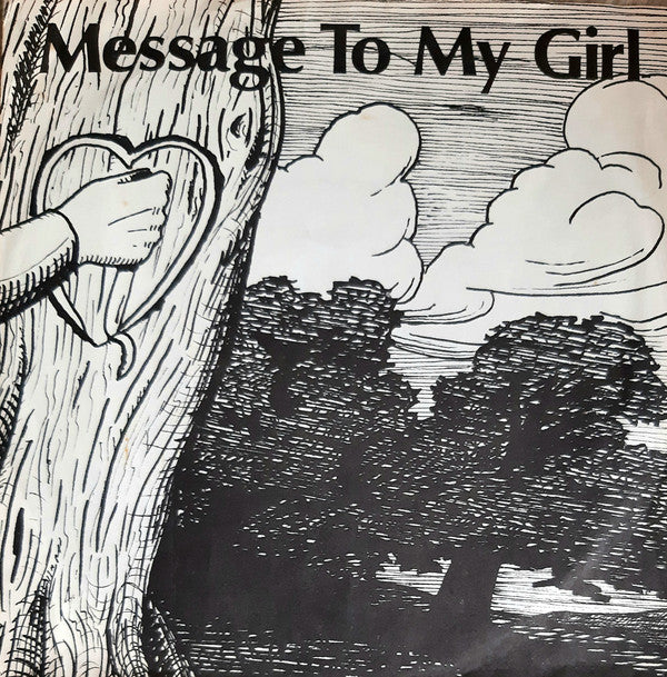 Split Enz : Message To My Girl (7", Single)