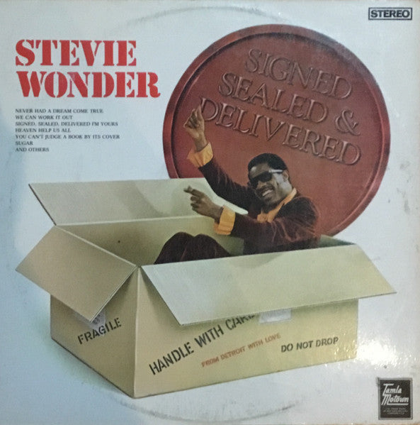 Stevie Wonder : Signed Sealed & Delivered (LP, Album)