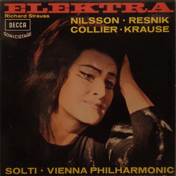 Richard Strauss - Birgit Nilsson, Regina Resnik, Marie Collier, Tom Krause, Georg Solti, Wiener Philharmoniker : Elektra (2xLP + Box)