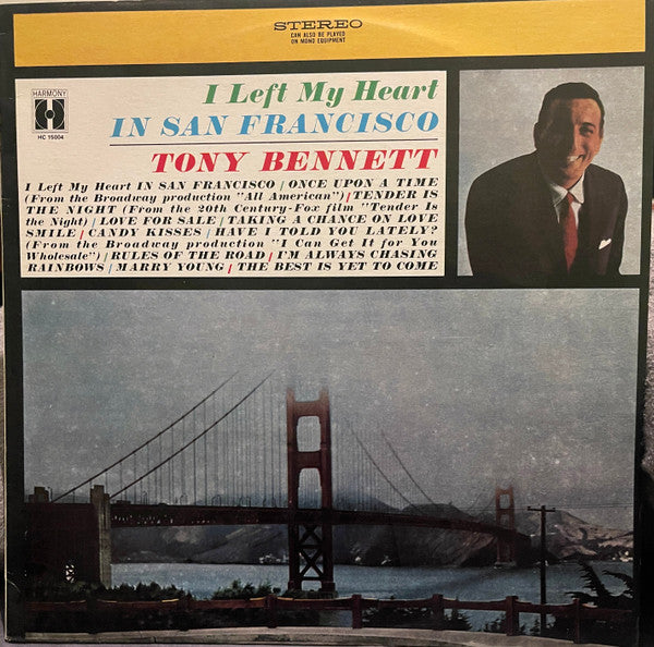 Tony Bennett : I Left My Heart In San Francisco (LP, Album, RE)