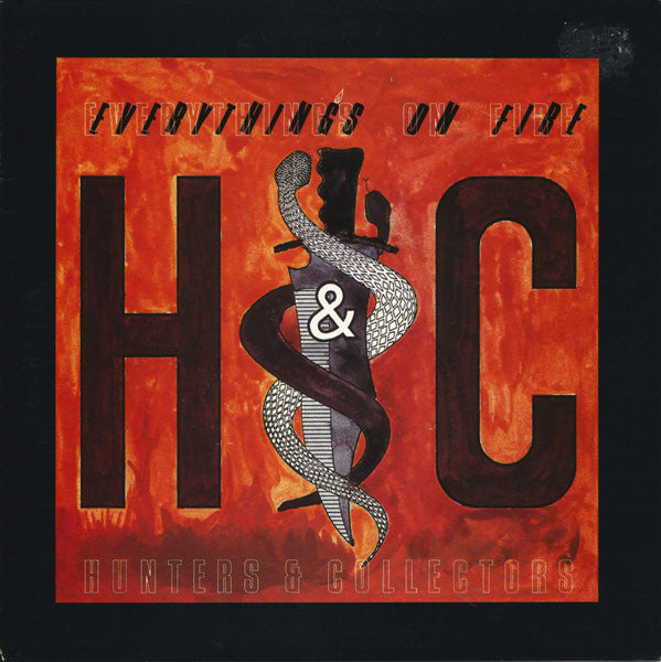 Hunters & Collectors : Everythings On Fire (7", Single)