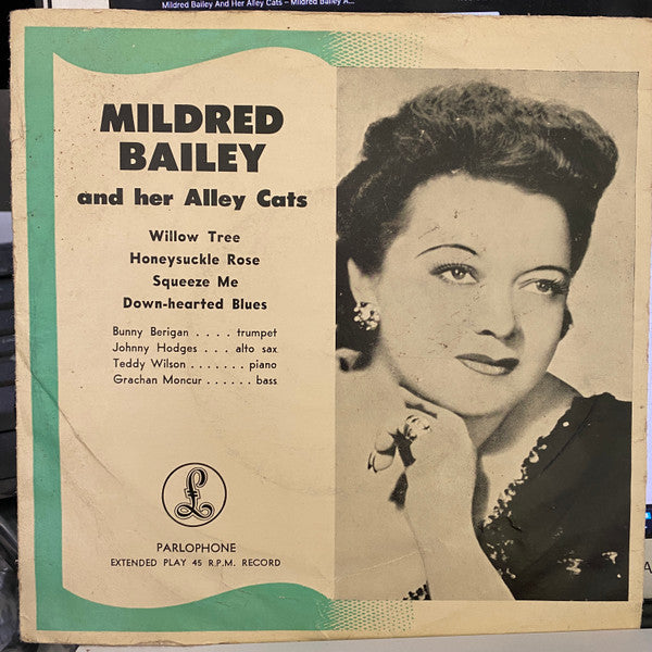 Mildred Bailey And Her Alley Cats : Mildred Bailey And Her Alley Cats (7", EP)