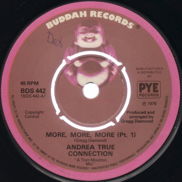 Andrea True Connection : More, More, More (Pt. 1) (7", Kno)