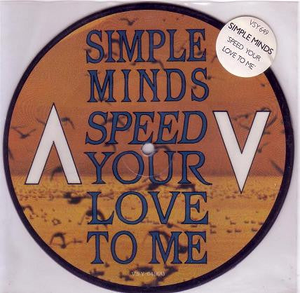 Simple Minds : Speed Your Love To Me (7", Single, Pic)