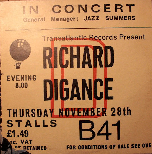 Richard Digance : In Concert (LP, Album)
