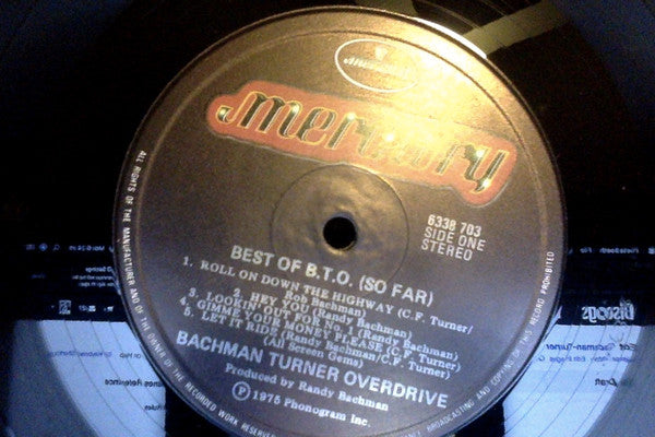 Bachman-Turner Overdrive : Best Of B.T.O. (So Far) (LP, Comp, RE)