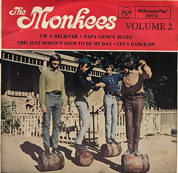 The Monkees : The Monkees Volume 2 (7", EP, Mono, RP)