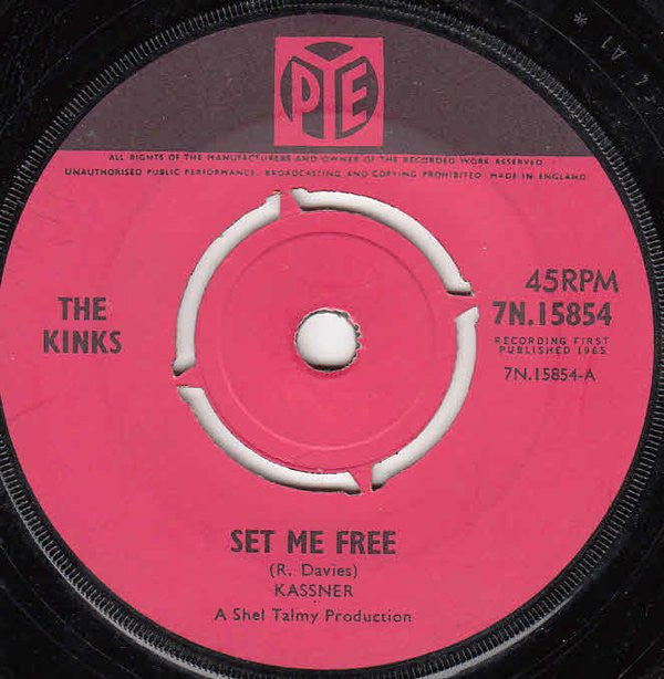 The Kinks : Set Me Free (7", Single, 4-p)