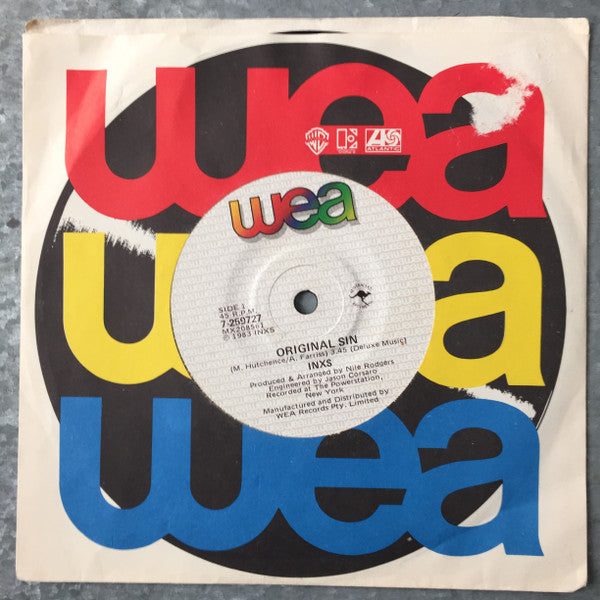INXS : Original Sin (7", Single)