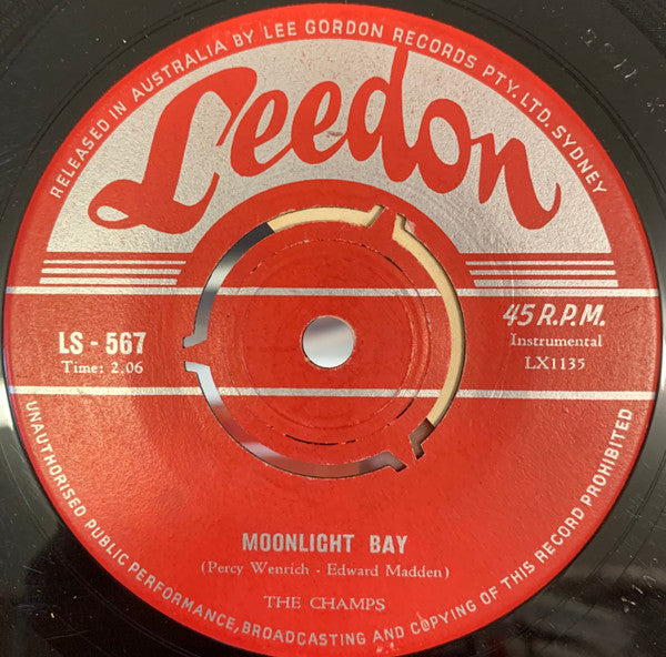 The Champs : Moonlight Bay (7")