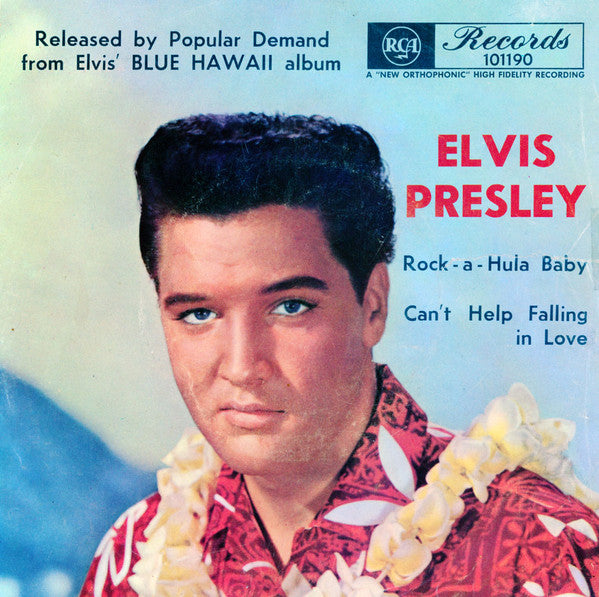 Elvis Presley With The Jordanaires : Can't Help Falling In Love (7", Single, Juk)