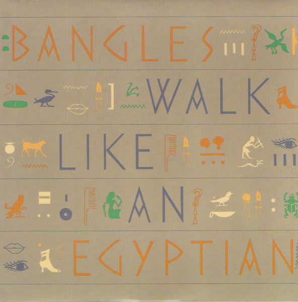 Bangles : Walk Like An Egyptian (7", Single, M/Print)
