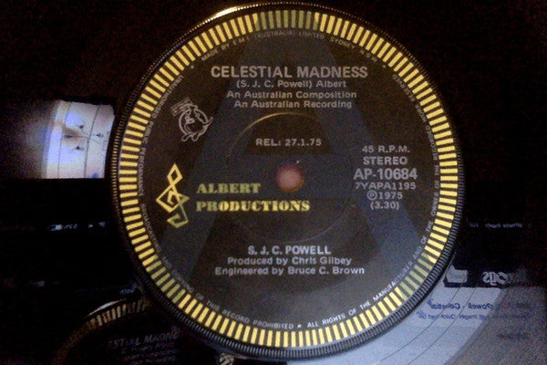 S.J.C. Powell : Celestial Madness / Age And Wonder (7", Promo)