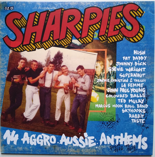Various : Sharpies (14 Aggro Aussie Anthems From 1972 To 1979) (LP, Comp, RP, Unofficial)