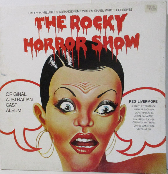 "The Rocky Horror Show" Original Australian Cast : The Rocky Horror Show: Original Australian Cast Album (LP, Album, Gat)