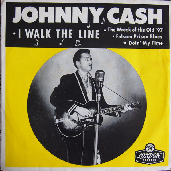 Johnny Cash : I Walk The Line (7", EP, Kno)