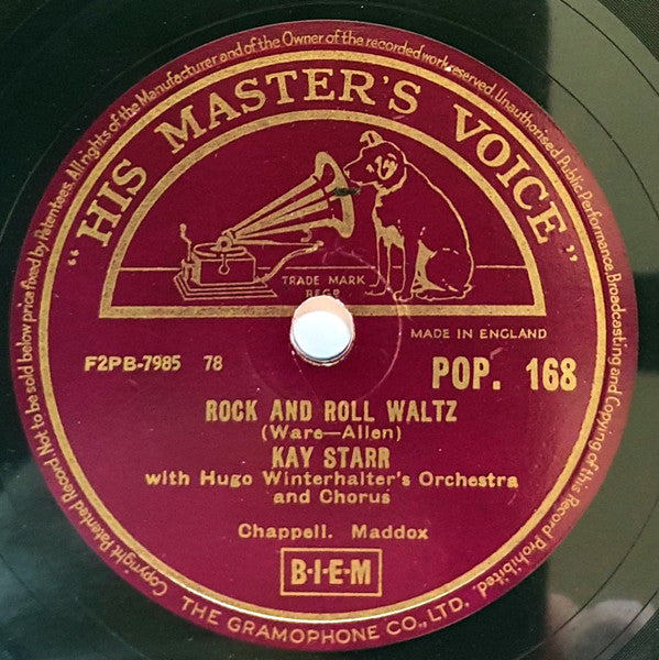 Kay Starr : Rock And Roll Waltz / I've Changed My Mind A Thousand Times (Shellac, 10")