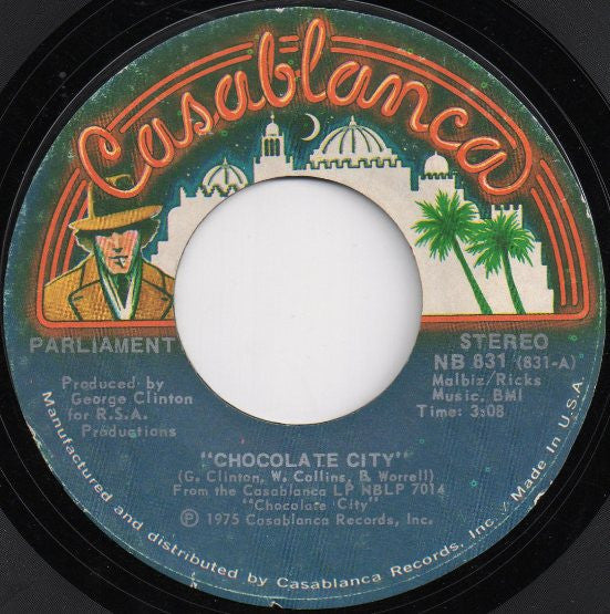 Parliament : Chocolate City (7", Single, Styrene, Ric)