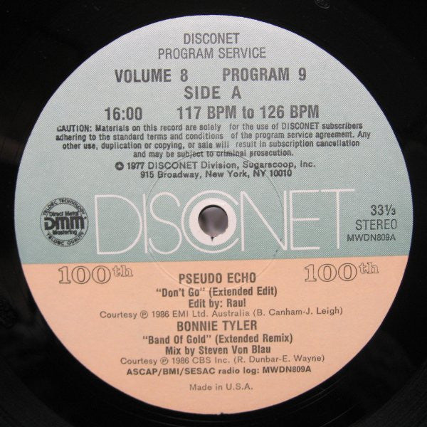 Various : Volume 8 Program 9 (100th Program Anniversary Issue) (2x12", P/Mixed)