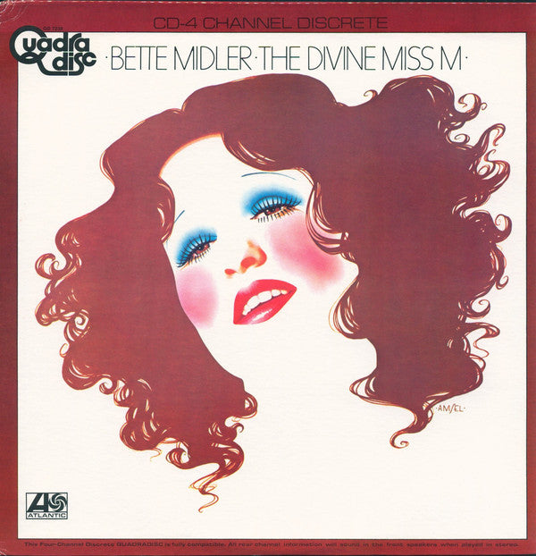 Bette Midler : The Divine Miss M (LP, Album, Quad)