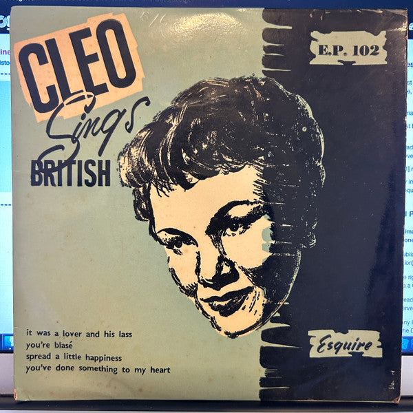 Cleo Laine Accompanied By Keith Christie Quintet : Cleo Sings British (7", EP)